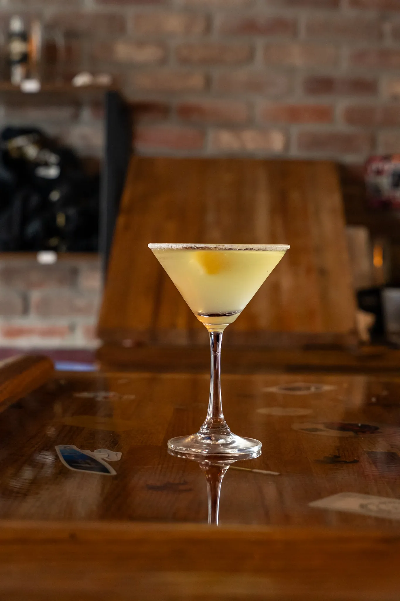 Evening ambiance at SteamWorks Pub