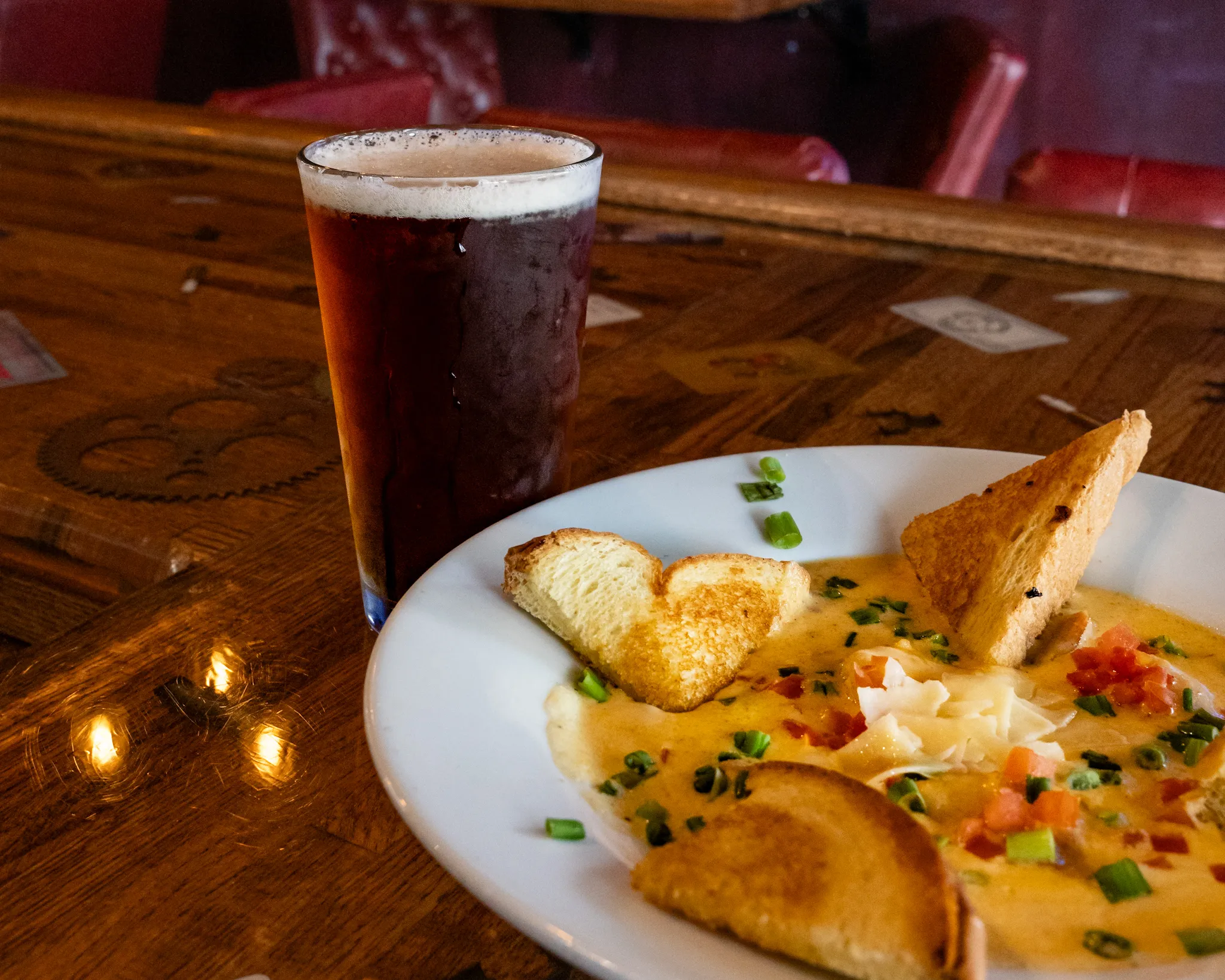 SteamWorks Pub bar and lounge area