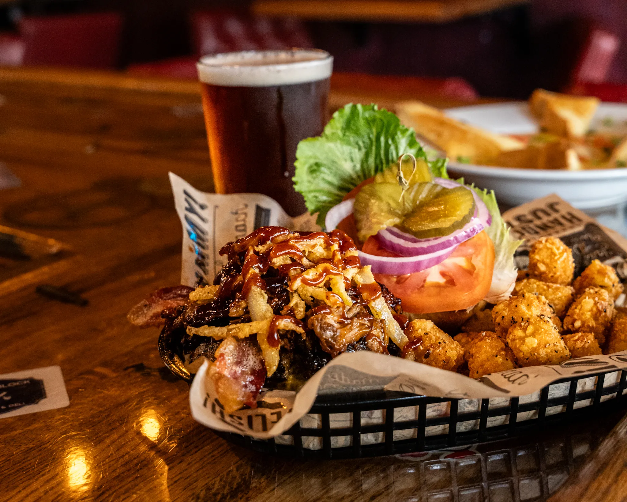 SteamWorks Pub food and drinks